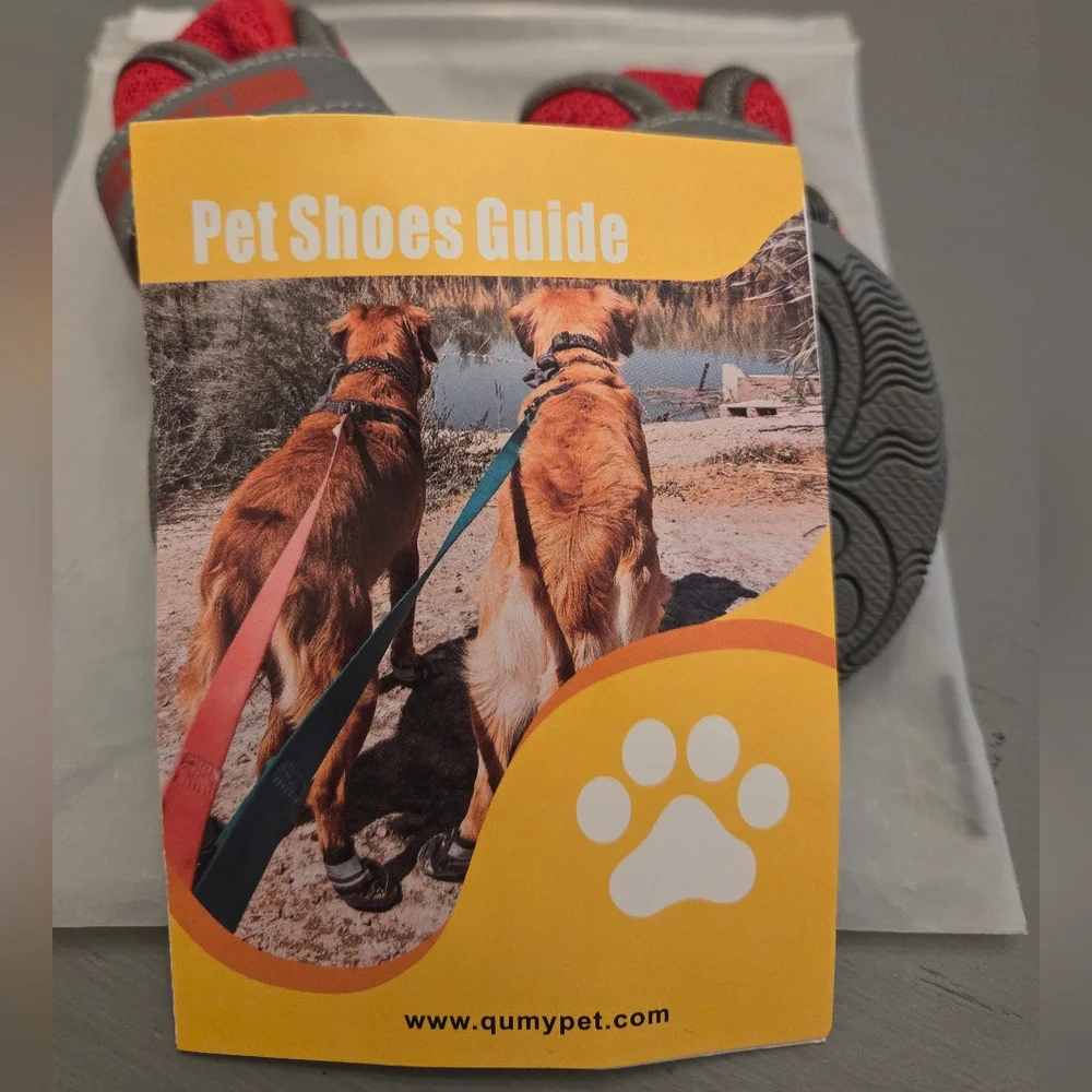 Qumypet 2pk size 3 Dog Shoes NEW